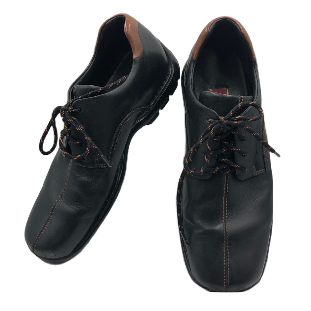 Cole Haan Men's Black Square Toe Lace Up Business Casual Comfort Size 9.5M - Picture 5 of 14